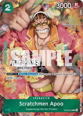 Scratchmen Apoo (Online Regional 2024) [Participant] [One Piece Promotion Cards] | Red Riot Games CA