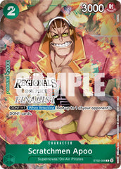 Scratchmen Apoo (Offline Regional 2024) [Finalist] [One Piece Promotion Cards] | Red Riot Games CA