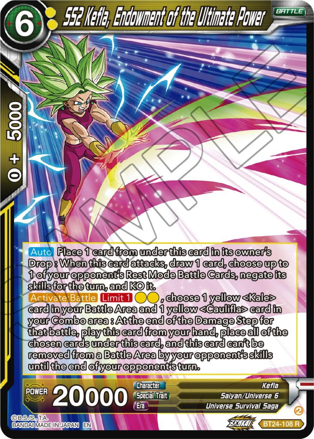 SS2 Kefla, Endowment of the Ultimate Power (BT24-108) [Beyond Generations] | Red Riot Games CA