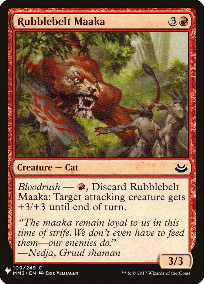 Rubblebelt Maaka [Mystery Booster] | Red Riot Games CA