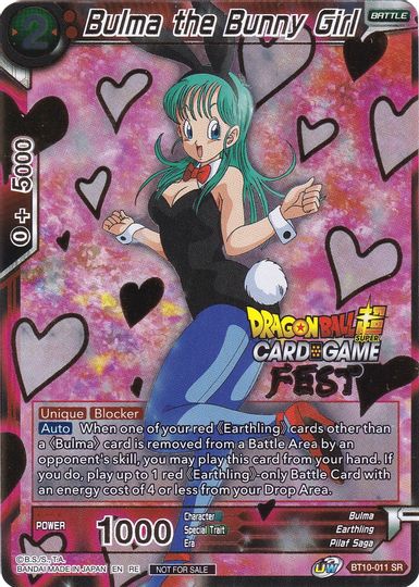 Bulma the Bunny Girl (Card Game Fest 2022) (BT10-011) [Tournament Promotion Cards] | Red Riot Games CA