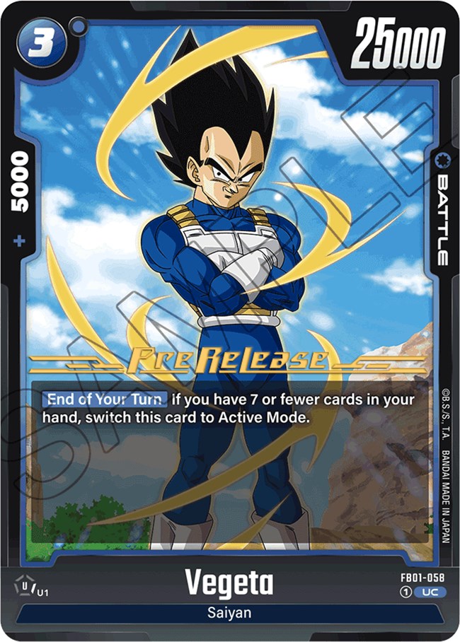 Vegeta (FB01-058) [Awakened Pulse Pre-Release Cards] | Red Riot Games CA