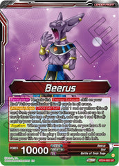Beerus // Beerus, Pursuing the Power of the Gods (SLR) (BT24-002) [Beyond Generations] | Red Riot Games CA