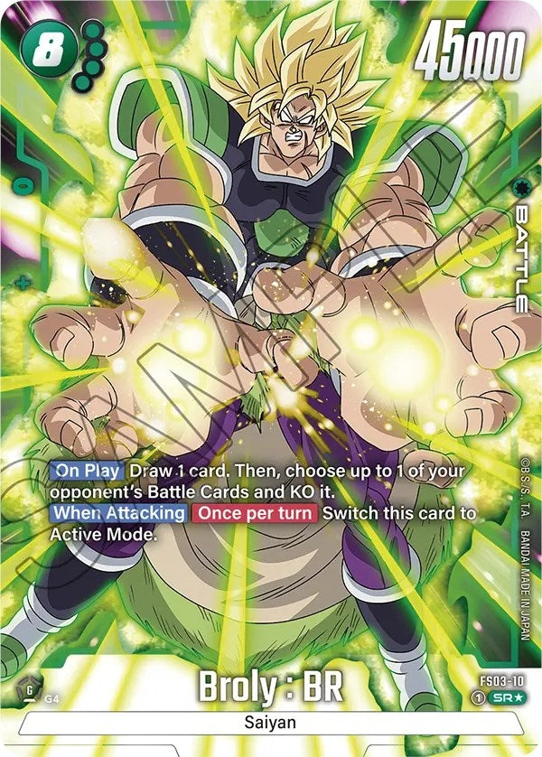 Image for Broly : BR (Bonus Pack Alternate Art) (FS03-10) [Starter Deck 3: Broly]