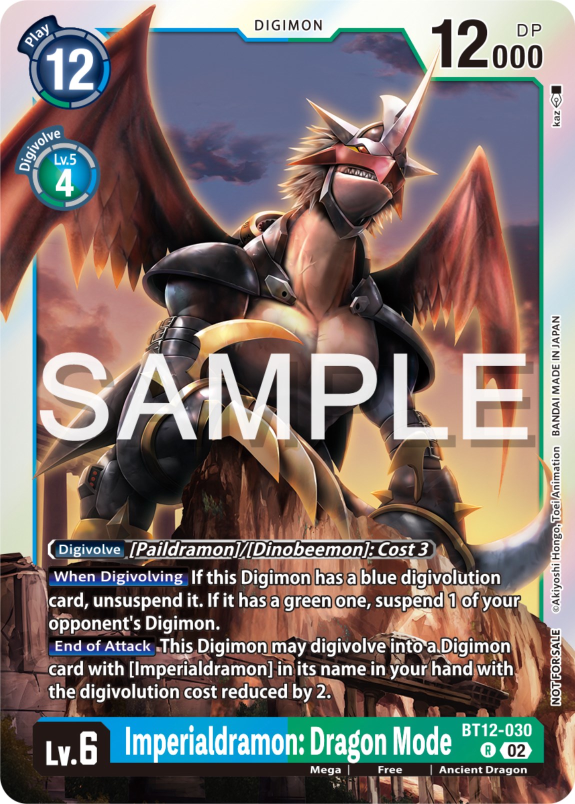 Imperialdramon: Dragon Mode [BT12-030] (Event Pack 6) [Across Time Promos] | Red Riot Games CA