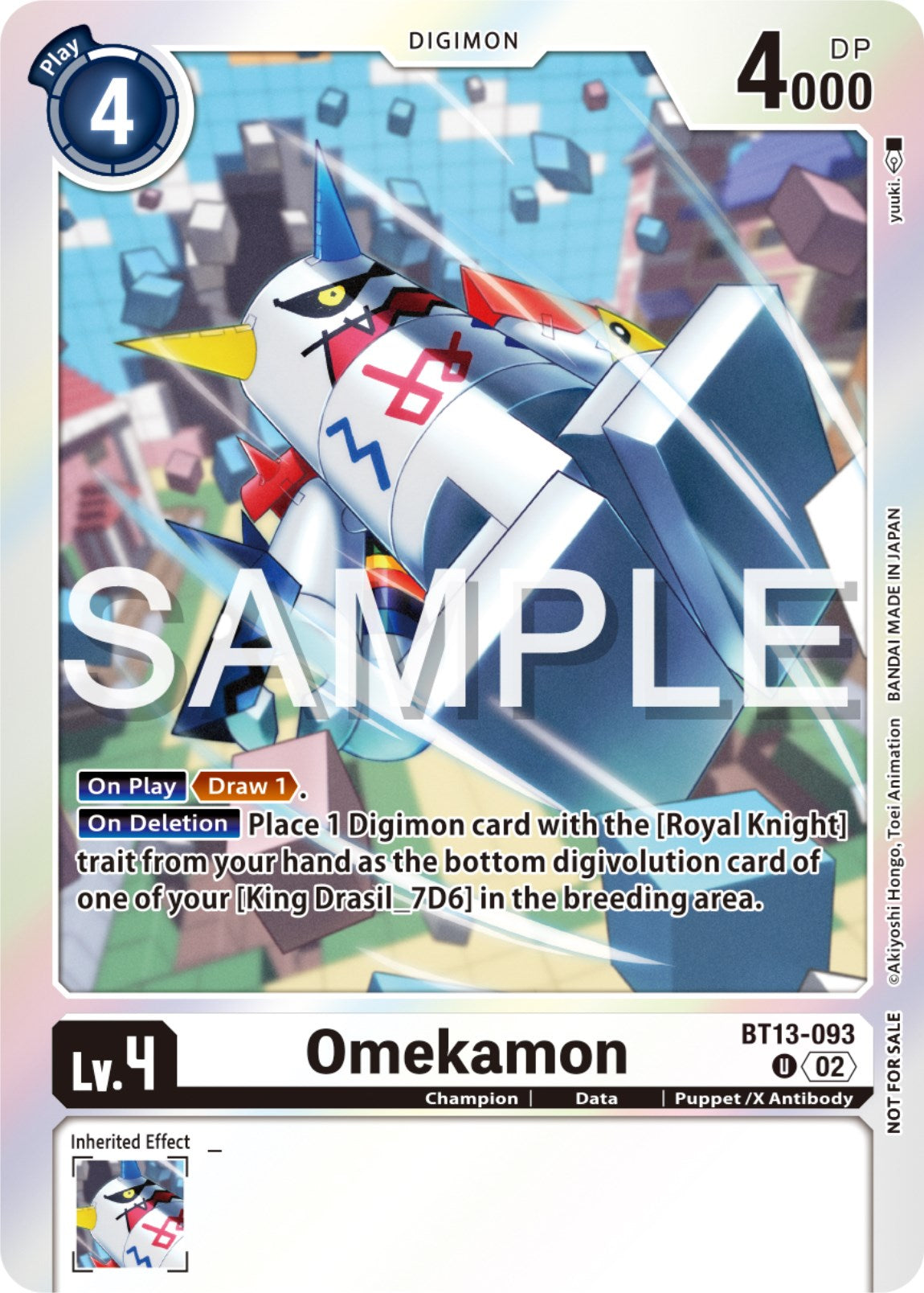 Omekamon [BT13-093] (Event Pack 6) [Versus Royal Knights Promos] | Red Riot Games CA