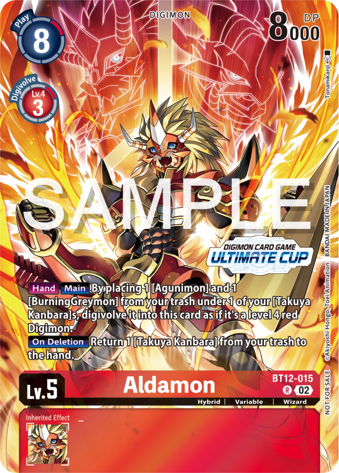 Aldamon [BT12-015] (Ultimate Cup 2024) [Across Time Promos] | Red Riot Games CA