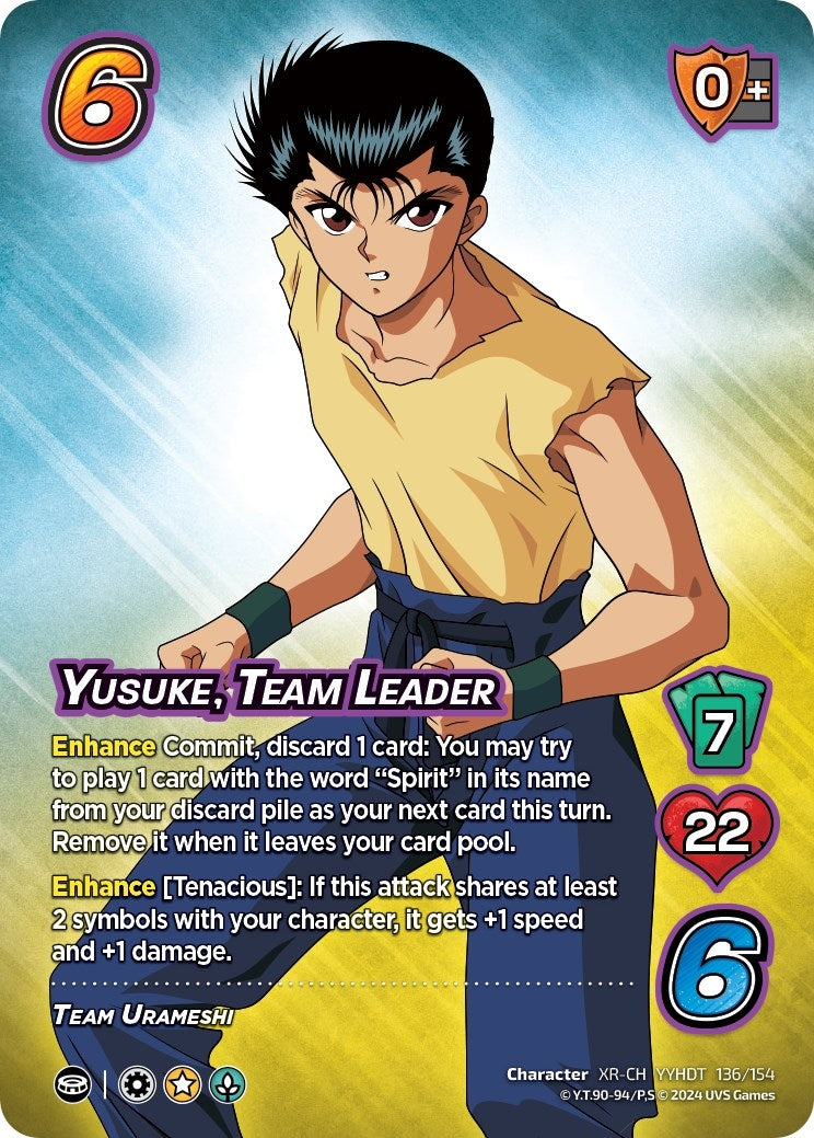 Image for Yusuke, Team Leader (XR) (136/154) (YDT) - UniVersus