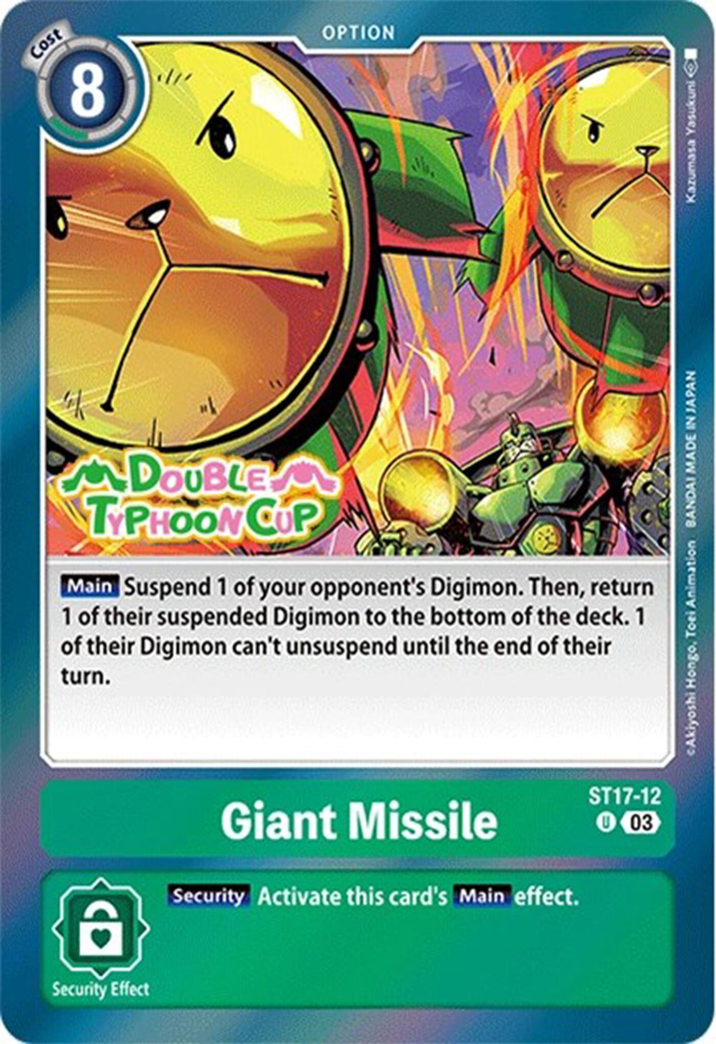 Giant Missile [ST17-12] [Starter Deck: Double Typhoon Advanced Deck Set Pre-Release Cards] | Red Riot Games CA