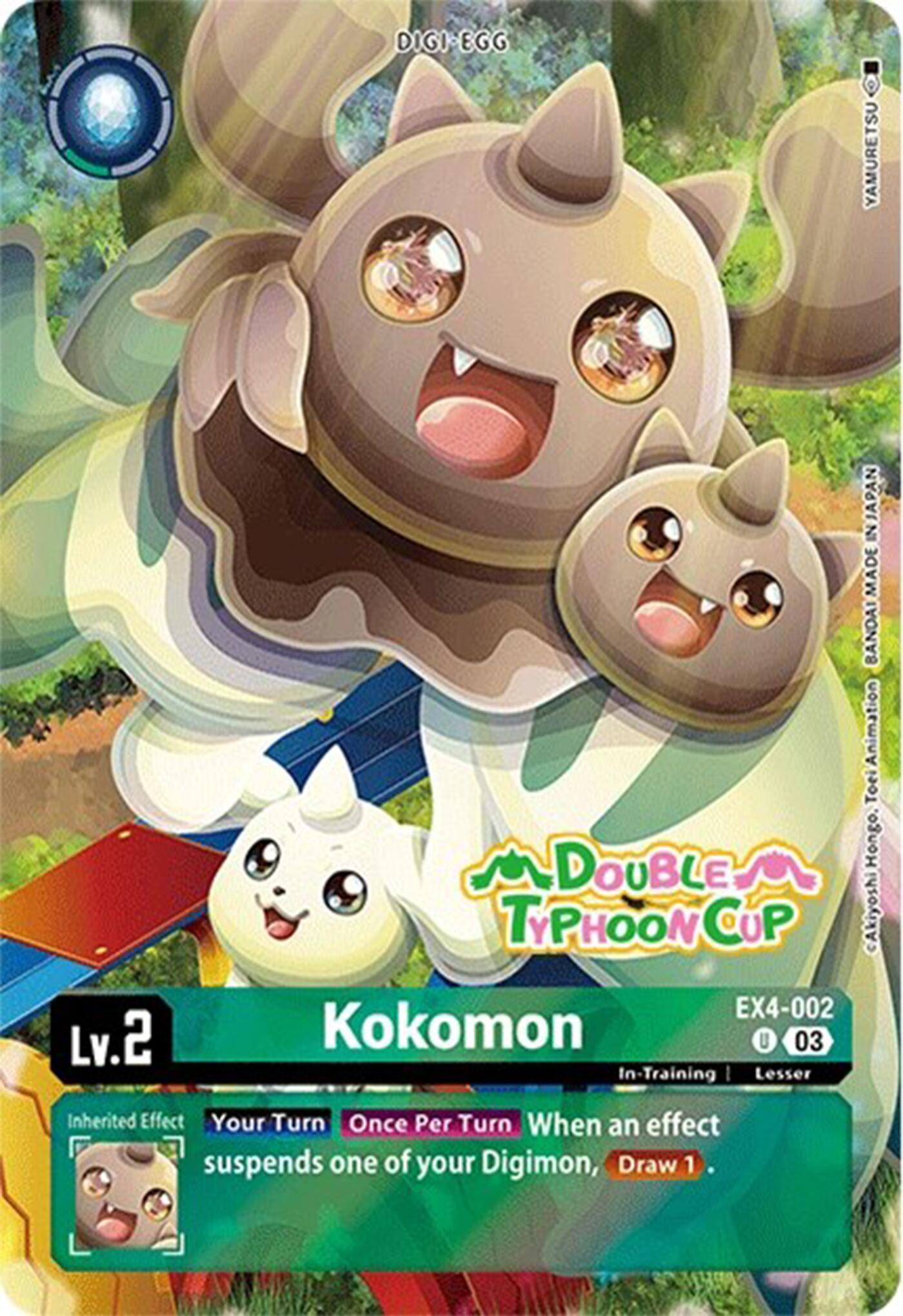 Kokomon [EX4-002] (Bonus Pack) [Starter Deck: Double Typhoon Advanced Deck Set Pre-Release Cards] | Red Riot Games CA