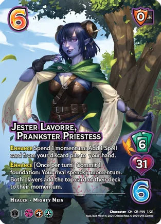 Jester Lavorre, Prankster Priestess - Challenger Series: Vox Machina and Mighty Nein | Red Riot Games CA