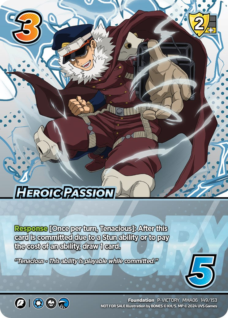 Heroic Passion (February LGS Victory Promo) [Miscellaneous Promos] | Red Riot Games CA