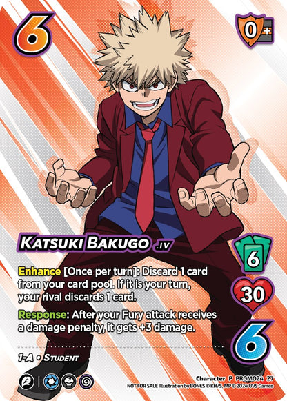 Katsuki Bakugo (Season 1 Local Qualifier Promo) [Promo Cards]