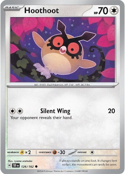 Hoothoot (126/162) [Scarlet & Violet: Temporal Forces] | Red Riot Games CA