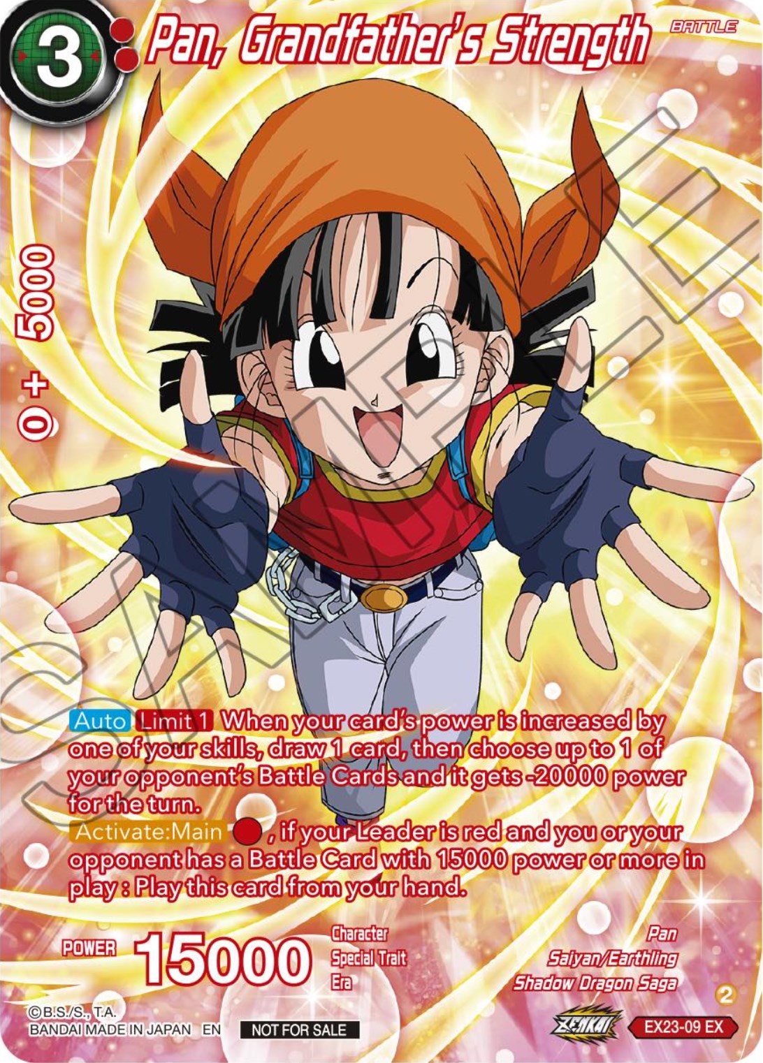 Pan, Grandfather's Strength (Premium Alt-Art Card Set 2024 Vol.1) (EX23-09) [Promotion Cards] | Red Riot Games CA