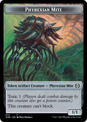 Phyrexian Mite (012) // Phyrexian Beast Double-Sided Token [Phyrexia: All Will Be One Tokens] | Red Riot Games CA