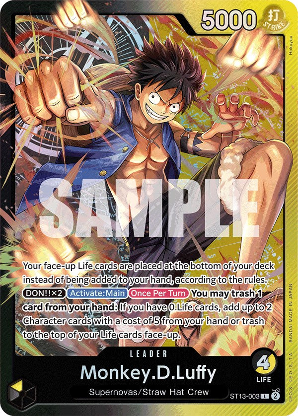Monkey.D.Luffy [Ultra Deck: The Three Brothers] | Red Riot Games CA