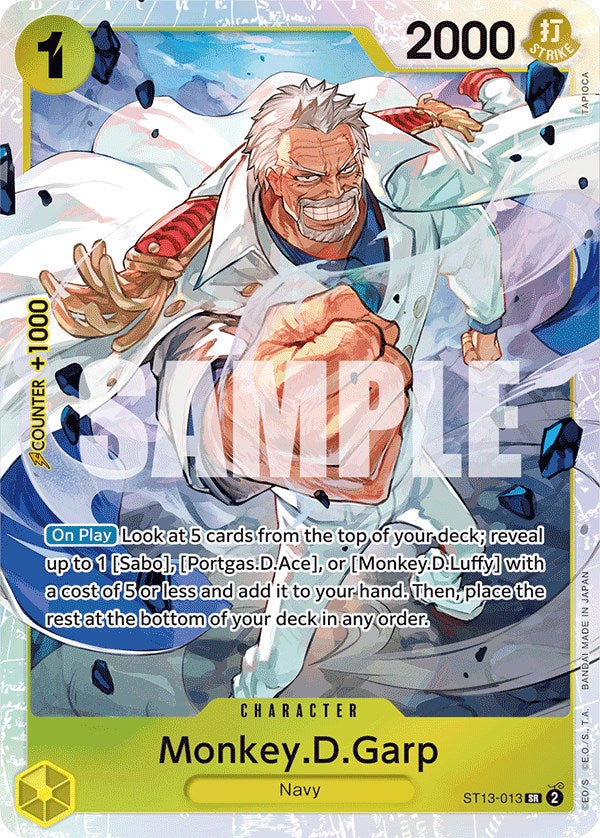 Monkey.D.Garp [Ultra Deck: The Three Brothers] | Red Riot Games CA