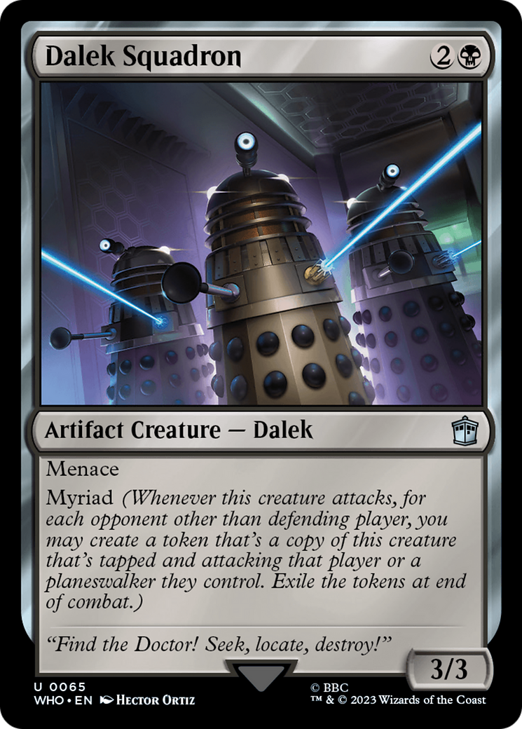 Dalek Squadron [Doctor Who] | Red Riot Games CA