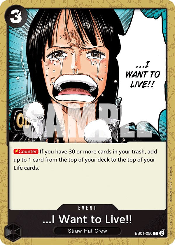 ...I Want to Live!! [Extra Booster: Memorial Collection] | Red Riot Games CA