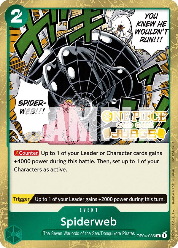 Spiderweb (Judge Pack Vol. 3) [One Piece Promotion Cards] | Red Riot Games CA