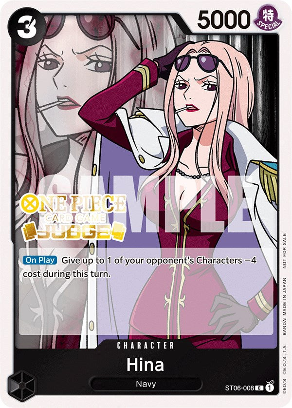 Hina (Judge Pack Vol. 3) [One Piece Promotion Cards] | Red Riot Games CA