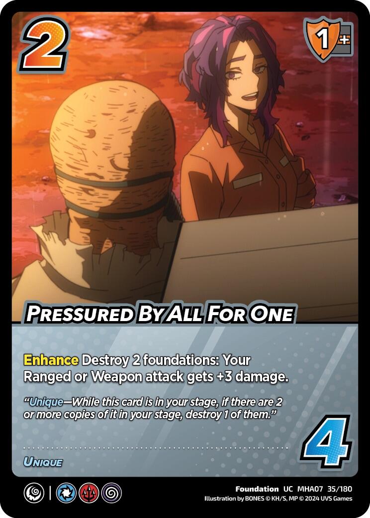 Pressured By All For One [Girl Power] | Red Riot Games CA