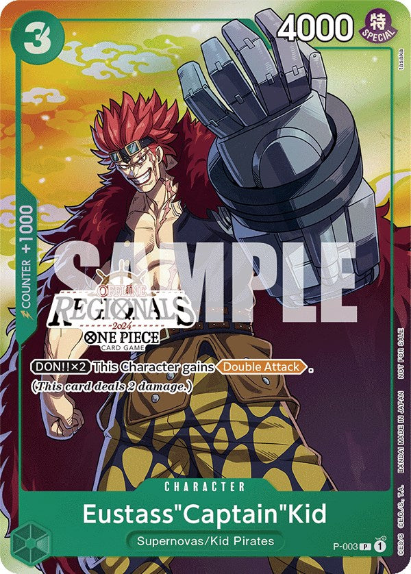 Eustass"Captain"Kid (Offline Regional 2024 Vol. 2) [Participant] [One Piece Promotion Cards] | Red Riot Games CA