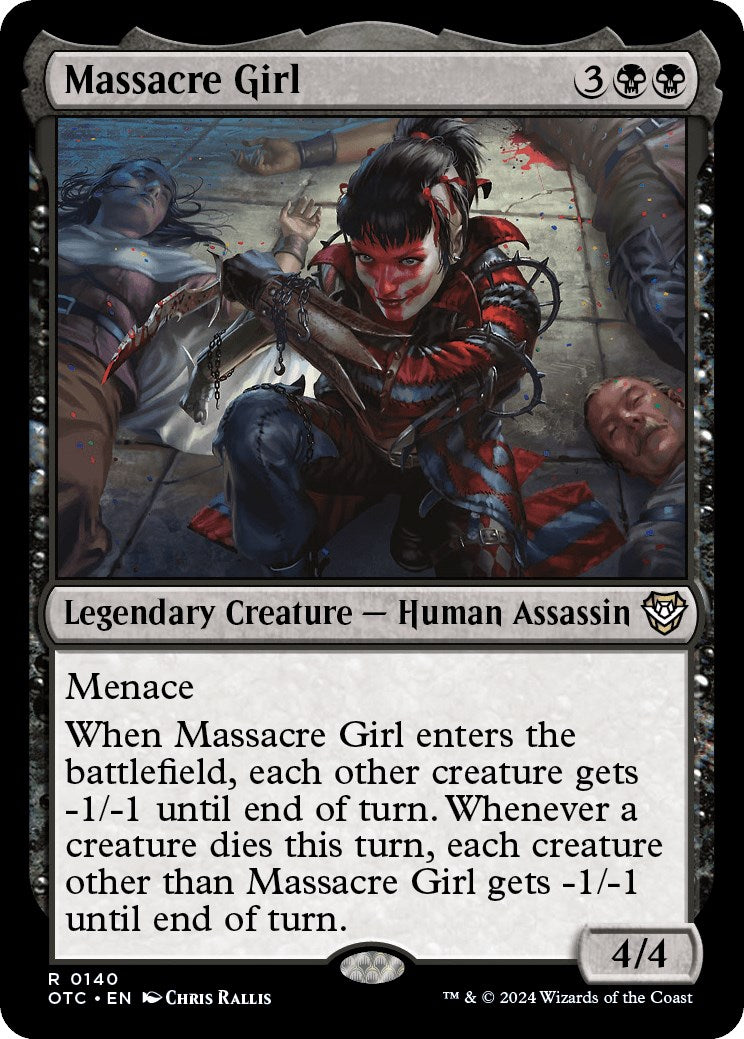 Massacre Girl [Outlaws of Thunder Junction Commander] | Red Riot Games CA