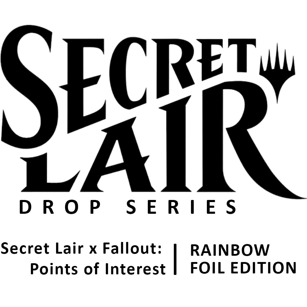 Image for Secret Lair Drop: Secret Lair x Fallout: Points of Interest - Rainbow Foil Edition - Magic: The Gathering
