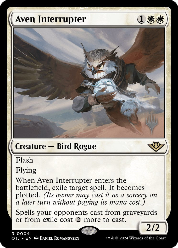 Aven Interrupter (Promo Pack) [Outlaws of Thunder Junction Promos] | Red Riot Games CA