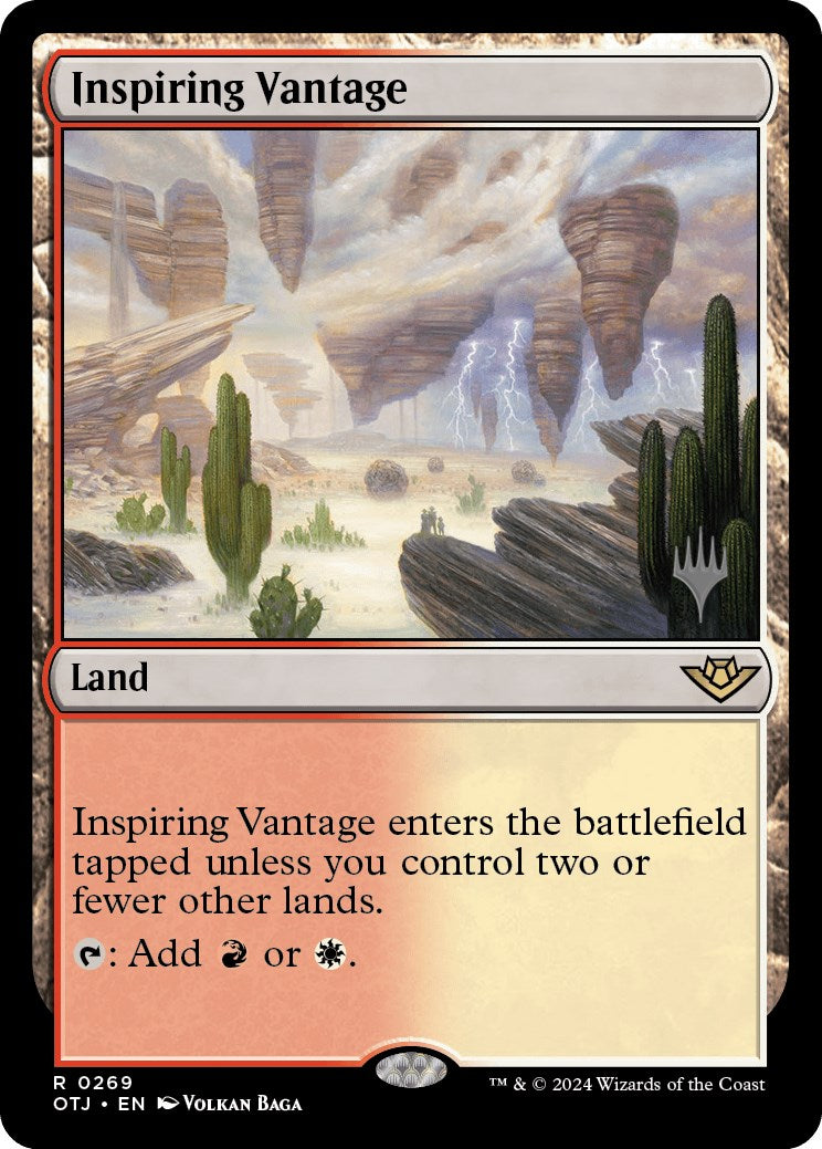 Inspiring Vantage (Promo Pack) [Outlaws of Thunder Junction Promos] | Red Riot Games CA