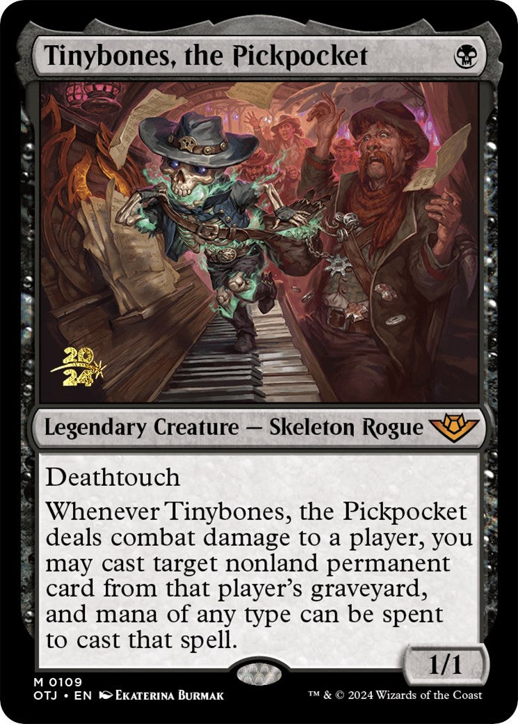 Tinybones, the Pickpocket [Outlaws of Thunder Junction Prerelease Promos] | Red Riot Games CA