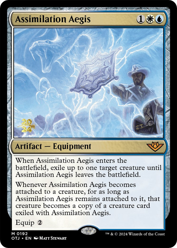Assimilation Aegis [Outlaws of Thunder Junction Prerelease Promos] | Red Riot Games CA
