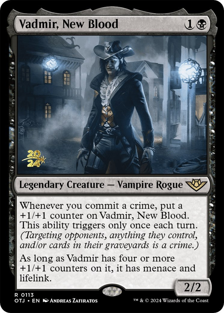 Vadmir, New Blood [Outlaws of Thunder Junction Prerelease Promos] | Red Riot Games CA