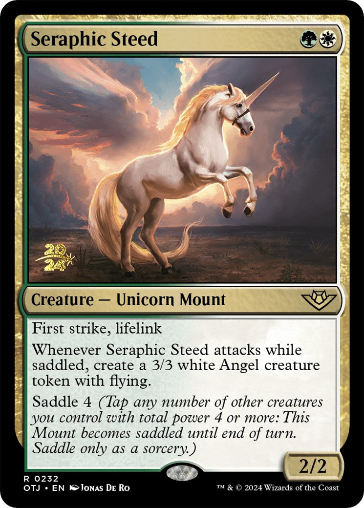 Seraphic Steed [Outlaws of Thunder Junction Prerelease Promos] | Red Riot Games CA