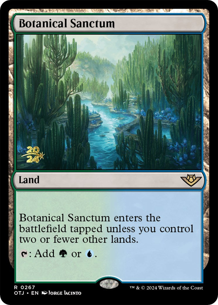 Botanical Sanctum (OTJ) [Outlaws of Thunder Junction Prerelease Promos] | Red Riot Games CA
