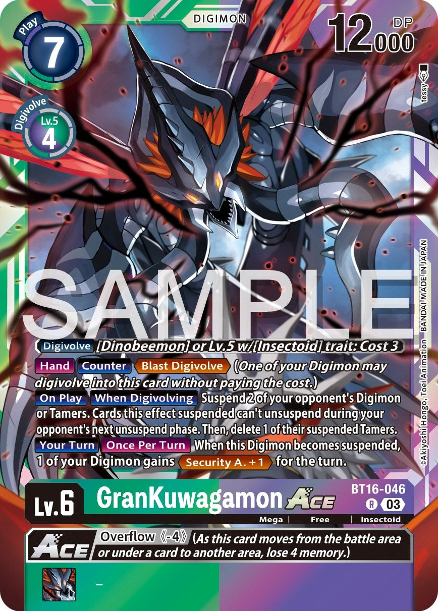 GranKuwagamon Ace [BT16-046] [Beginning Observer] | Red Riot Games CA