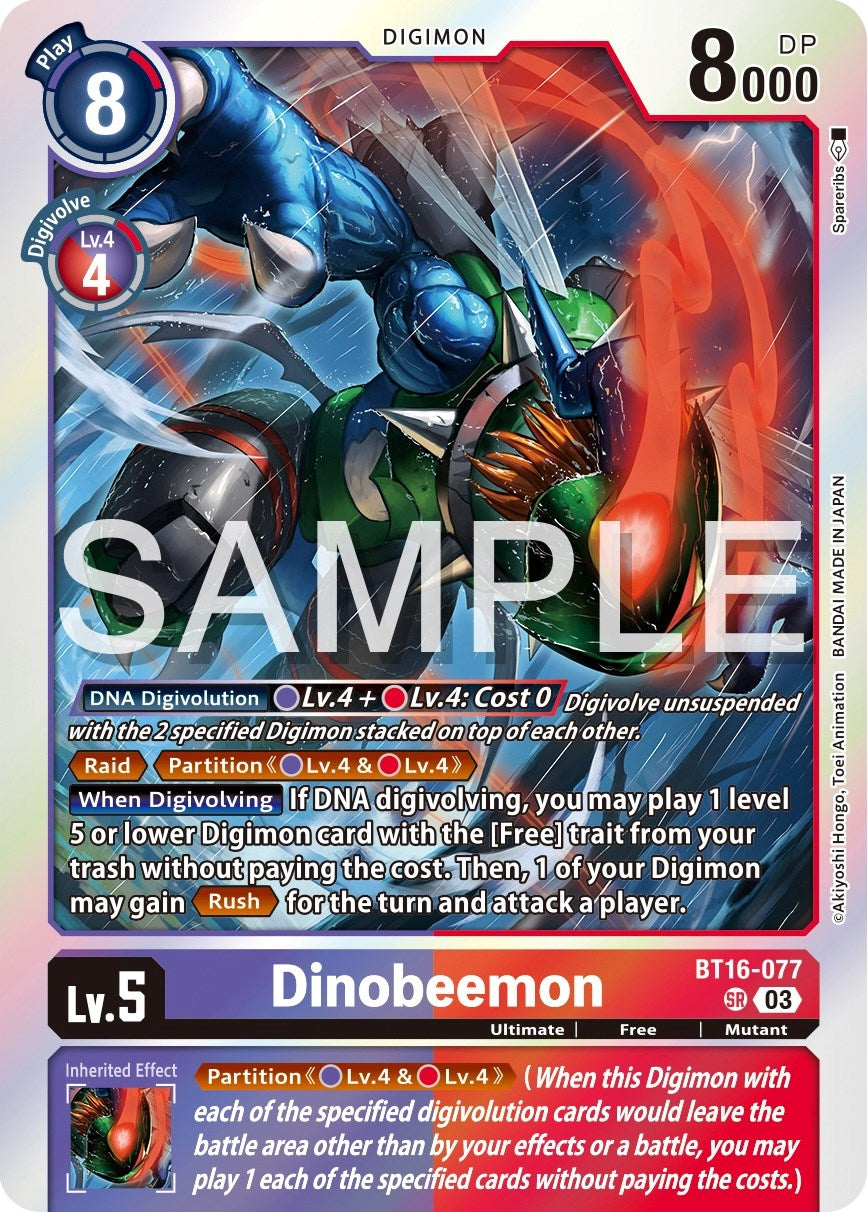 Dinobeemon [BT16-077] [Beginning Observer] | Red Riot Games CA