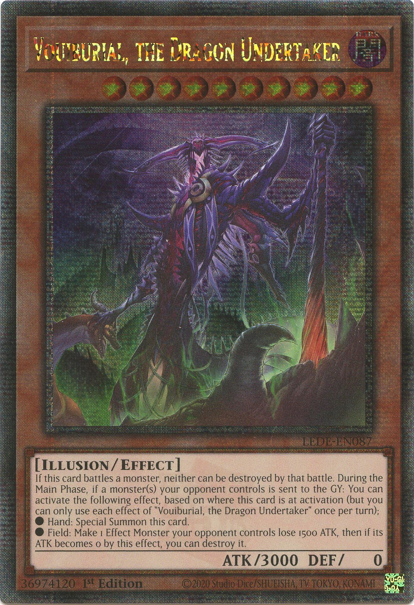 Vouiburial, the Dragon Undertaker (Quarter Century Secret Rare) [LEDE-EN087] Quarter Century Secret Rare | Red Riot Games CA