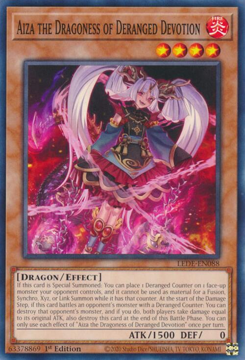 Aiza the Dragoness of Deranged Devotion [LEDE-EN088] Common | Red Riot Games CA