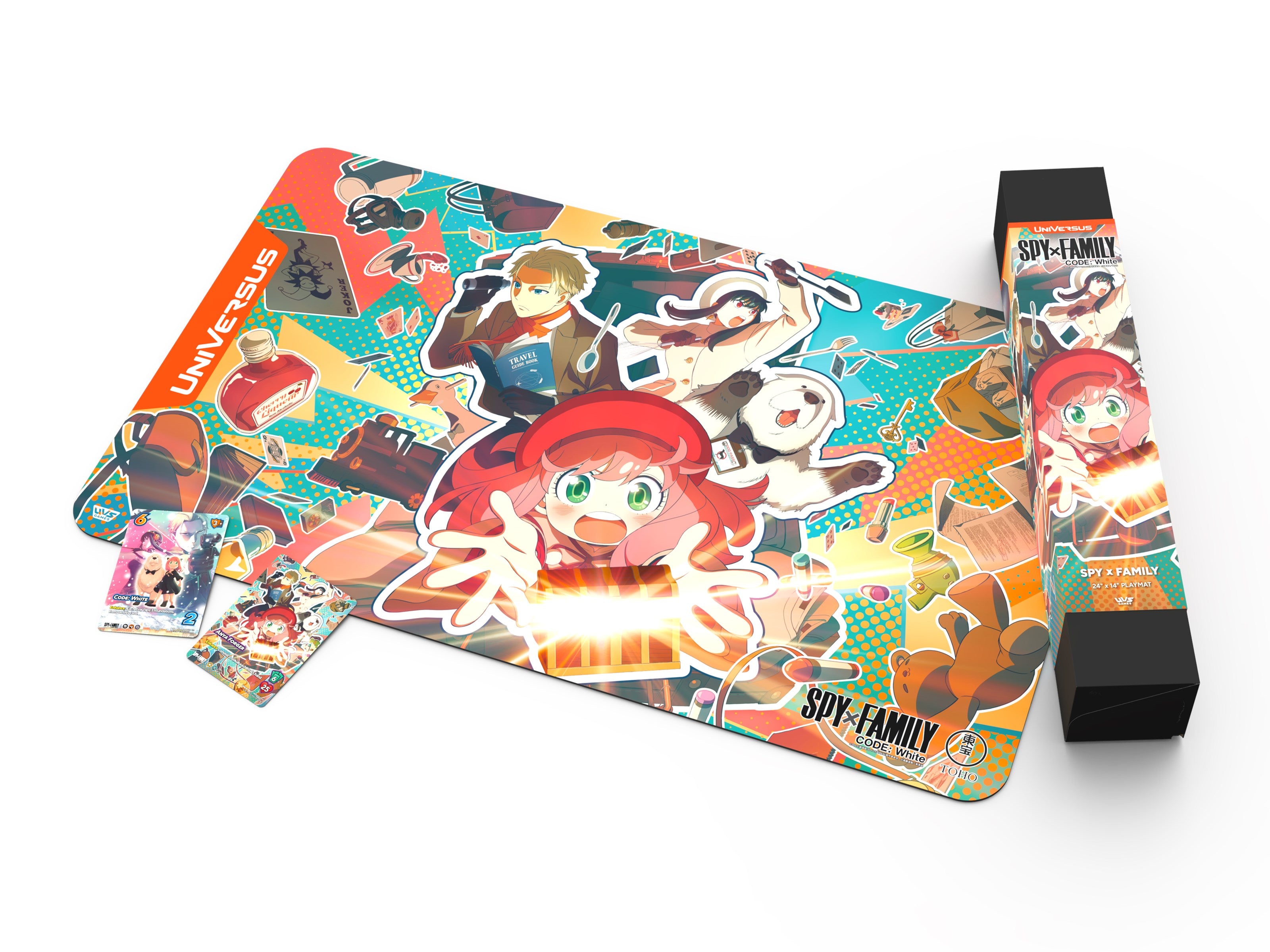 Universus - Spy X Family - Code:WHITE Playmat | Red Riot Games CA