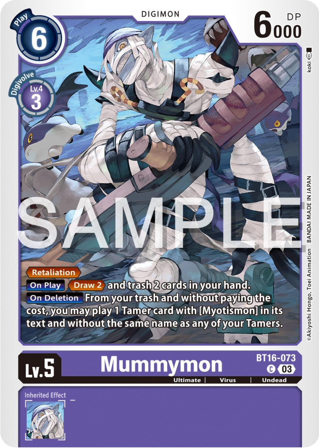 Mummymon [BT16-073] [Beginning Observer] | Red Riot Games CA