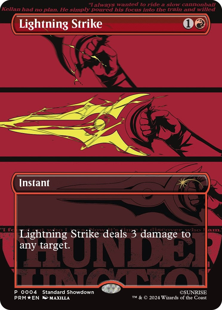 Image for Lightning Strike (4) [Standard Showdown Promos] - Magic: The Gathering