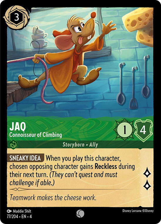 Jaq - Connoisseur of Climbing (77/204) [Ursula's Return] | Red Riot Games CA