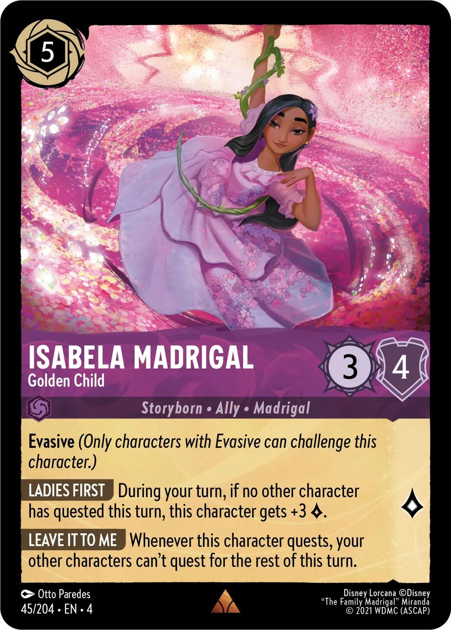 Isabella Madrigal - Golden Child (45/204) [Ursula's Return] | Red Riot Games CA