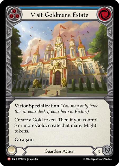 Visit Goldmane Estate [MST225] (Part the Mistveil)  Rainbow Foil | Red Riot Games CA