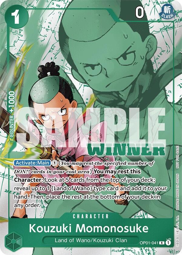 Kouzuki Momonosuke (Winner Pack Vol. 7) [One Piece Promotion Cards] | Red Riot Games CA