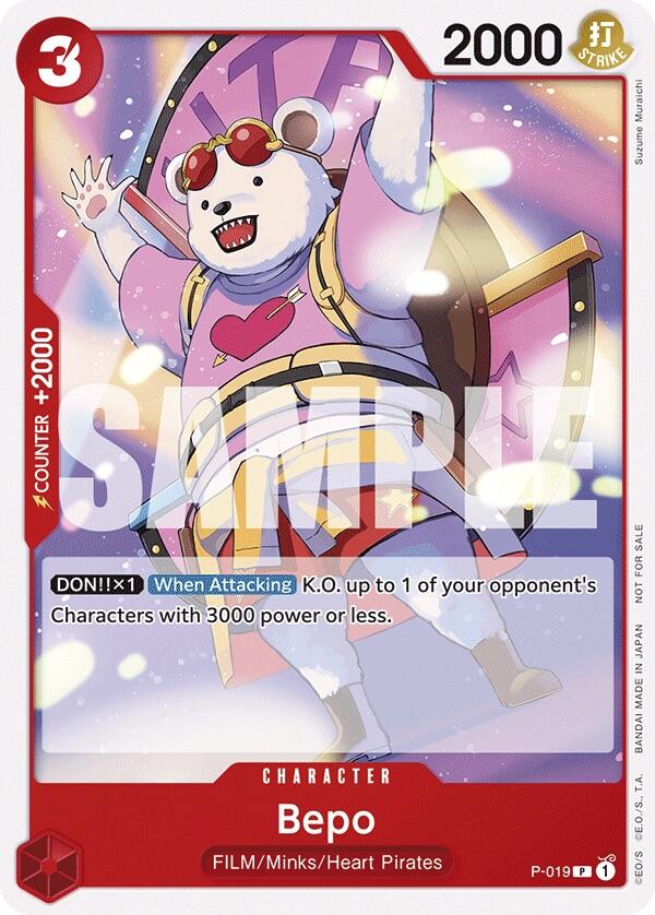 Bepo (Tournament Pack Vol. 7) [One Piece Promotion Cards] | Red Riot Games CA
