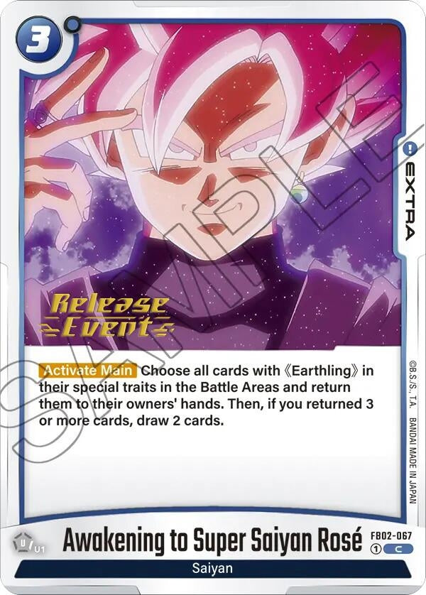 Image for Awakening to Super Saiyan Rose (2067) [FB02_PR]